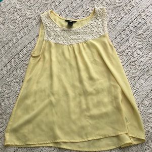 H&M Yellow Flowered Tank